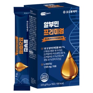 코오롱제약 알부민 프리미엄 15p, 225g, 1개