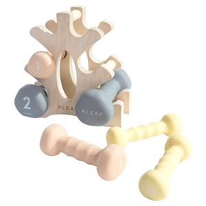 아리프 코지 덤벨 6p + 우든 거치대 세트