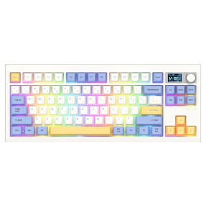 앱코 오피스 네비게이터 유무선 기계식 텐키리스 키보드 조약돌 슈팅스타