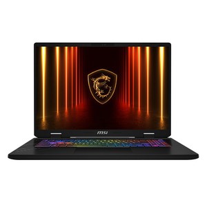 MSI 크로스헤어 17 HX AI 코스모스 그레이 약 17인치에 해당함, 코어Ultra9, 512GB, 16GB, Free DOS, 2025.06