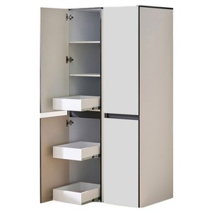 엘리에셀 비스포크 오브제 3서랍 350 광폭 다용도 선반 5단 키큰 틈새 수납장 방문설치