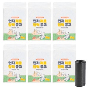 멍냥이노리터 두부 벤토 믹스 블렌딩 모래, 3kg, 무향, 6개