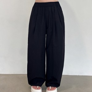 피어니스트 여성용 바스락 여름 밴딩 와이드 팬츠