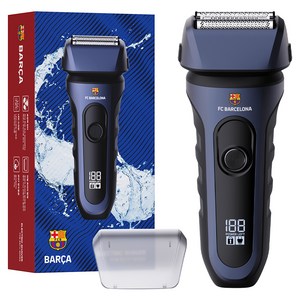 FC바르셀로나 IPX 7 방수 3중날 프리미엄 3 in 1 일자형 전기면도기