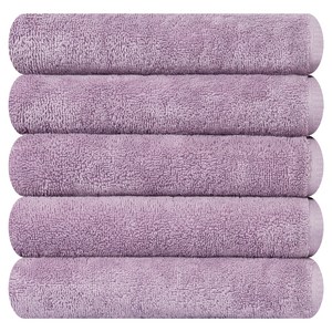 송월타월 뉴 데일리 소프트볼륨 40 수건 200g 코마사, 퍼플, 5개