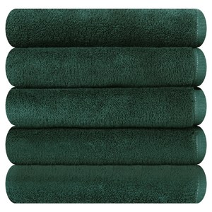 송월타월 뉴 데일리 소프트볼륨 40 수건 200g 코마사, 진녹색, 5개