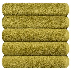 송월타월 뉴 데일리 소프트볼륨 40 수건 200g 코마사, 올리브, 5개