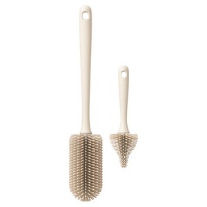 마더케이 실리콘 젖병 브러쉬 2종 세트, 크림, 1세트