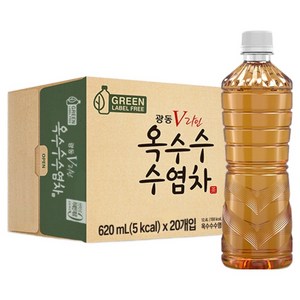 광동옥수수수염차 무라벨, 620ml, 20개