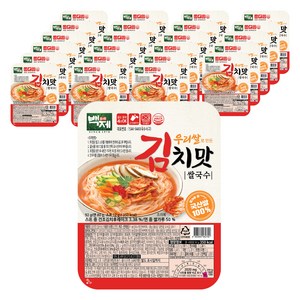 백제 우리쌀 김치맛 쌀국수, 92g, 24개
