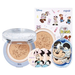 에스쁘아 디즈니 에디션 비벨벳 커버 쿠션 SPF42 PA++ 본품 13g + 리필 13g 세트, 21호 아이보리, 1개