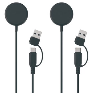 지파워 갤럭시 워치 충전기 USB-A/C 겸용 1m