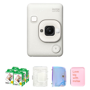 인스탁스 미니 리플레이2 즉석카메라 미스티화이트 C타입 + 미니필름 80p + 투명케이스 + 홀로그램앨범 + 틴케이스 세트