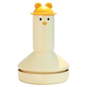 아이존 안녕오리 책상 지우개 진공청소기, 옐로우, 1개