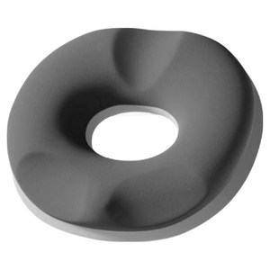 담다원 메모리폼 도넛 방석, 그레이, 40 x 45 x ..., 1개