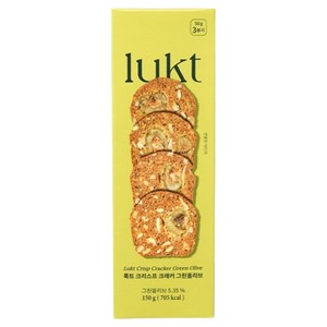 룩트 크리스프 크래커 그린올리브, 150g, 1개