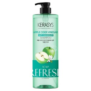 케라시스 애플사이다비니거 비듬완화 쿨링 샴푸, 1L, 1개