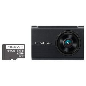 파인뷰 전후방 FHD HD 2채널 블랙박스 X6 POWER, 64GB, 본품 + 6종