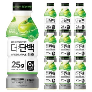더단백 워터 프로틴 청사과, 400ml, 10개