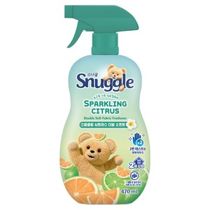 스너글 스파클링 시트러스 더블 소프트 섬유탈취제 본품, 470ml, 1개
