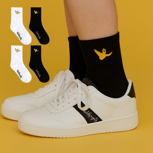 마크곤잘레스키즈 아동용 스타일업 중목 양말 mk-02 아소트 4켤레