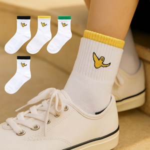 마크곤잘레스키즈 아동용 스타일업 중목 양말 mk-03 아소트 4켤레