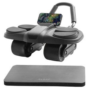 아리프 플랭크 4륜 AB슬라이드 + 무릎패드 20mm 세트