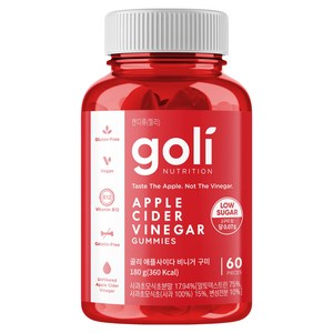 골리뉴트리션 애플사이다 비니거 구미 180g, 60정, 1개