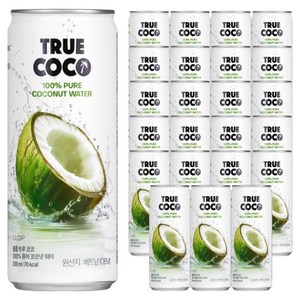 클룹 트루코코 퓨어 코코넛워터, 330ml, 24개