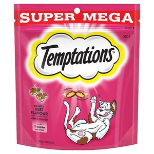 템테이션 고양이 풍미가득 간식, 소고기맛, 350g, 1개