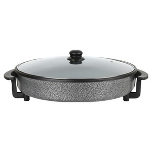 키친아트 5단화력 1.7T두께 포이베 대용량 피자팬 + 내열유리뚜껑 세트