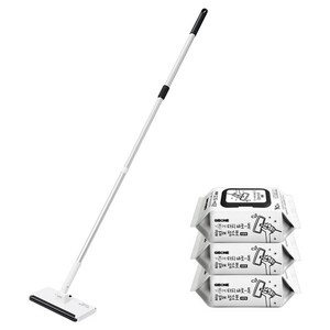 기본에 터치 바로톡 밀대걸레 + 터치톡 물걸레청소포 30매 x 3팩 세트