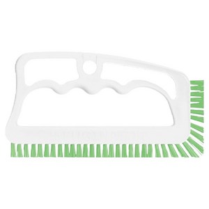 푸기네이터 화장실 창틀 욕실 타일 청소솔, 화이트 + 그린, 1개