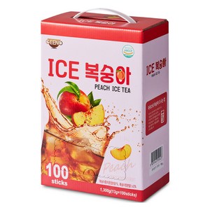 지노 아이스티 복숭아