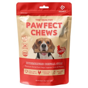 이수펫 파우 츄 강아지 가수분해 덴탈껌, 120g, 닭고기맛, 1개