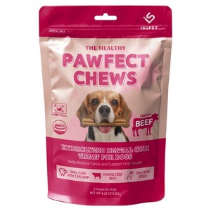 이수펫 파우 츄 강아지 가수분해 덴탈껌, 120g, 소고기맛, 1개