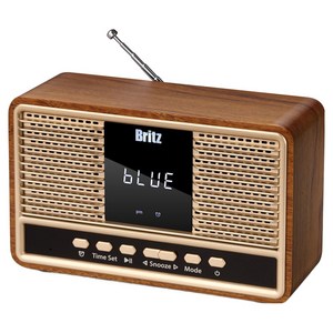 브리츠 레트로 FM 라디오 홈인테리어 블루투스 스피커