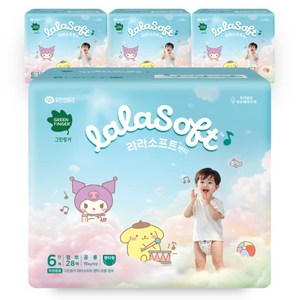 그린핑거 라라소프트 팬티형 기저귀 남여공용, 6단계, 112매