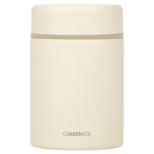 글라스락 플레인 보온 죽통, 베이지, 400ml, 1개