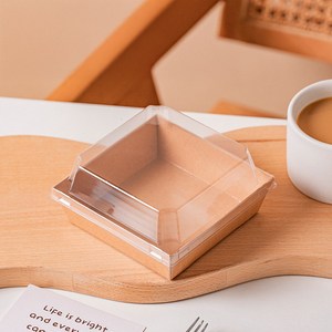 레드캣 샌드위치 일회용 투명 커버 포장 용기 PET 케이스 정사각 3호