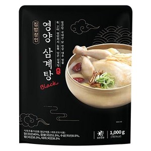 집밥장인 참이맛 영양삼계탕 블랙, 1kg, 1개