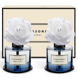 시즈넬 차량용 디퓨저 화이트 로즈 블루 120ml