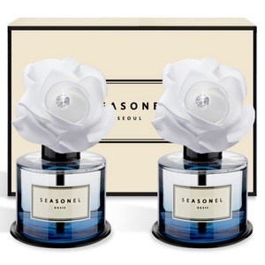 시즈넬 차량용 디퓨저 화이트 로즈 블루 120ml