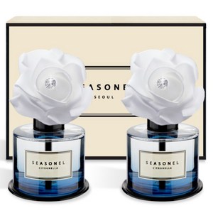 시즈넬 차량용 디퓨저 화이트 로즈 블루 120ml