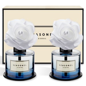 시즈넬 차량용 디퓨저 화이트 로즈 블루 120ml