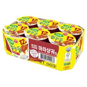 오뚜기 고단백 컵누들 마라샹궈맛 41g, 6개