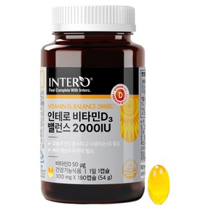 인테로 비타민D3 밸런스 2000IU, 180정, 1개