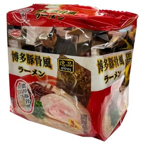 에이스쿡 하늘처럼 하까다식 돈코츠향라면 82g, 4개