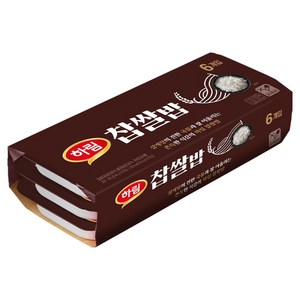 하림 찹쌀밥, 140g, 6개