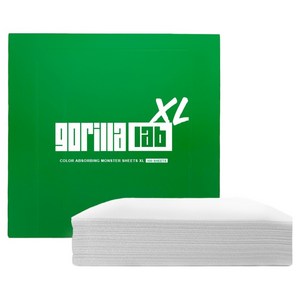 고릴라랩 한장으로 끝내는 빅사이즈 이염방지 뚱시트 세탁 티슈 XL